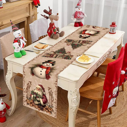 Chemin de table de Noël au père Noël, 35 x 180 cm