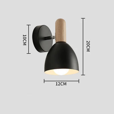 Applique nordique en bois orientable