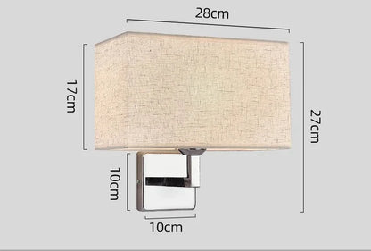 Applique de chevet avec liseuse