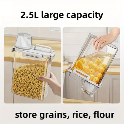 Contenant hermétique 2,5 L avec tasse à mesurer