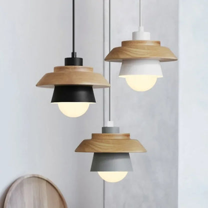 Suspension nordique coloris macaron
