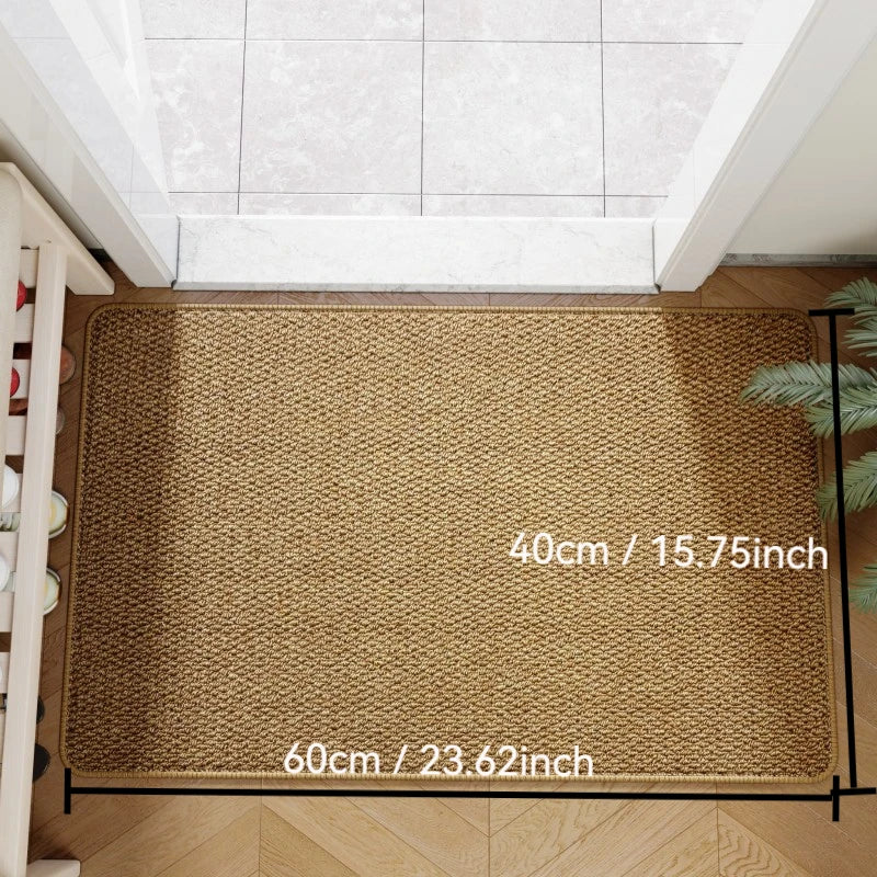 Paillasson aspect jute