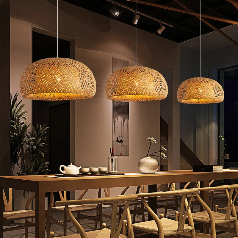 Suspension en bambou