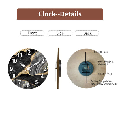 Horloge murale ronde MarbellaTime