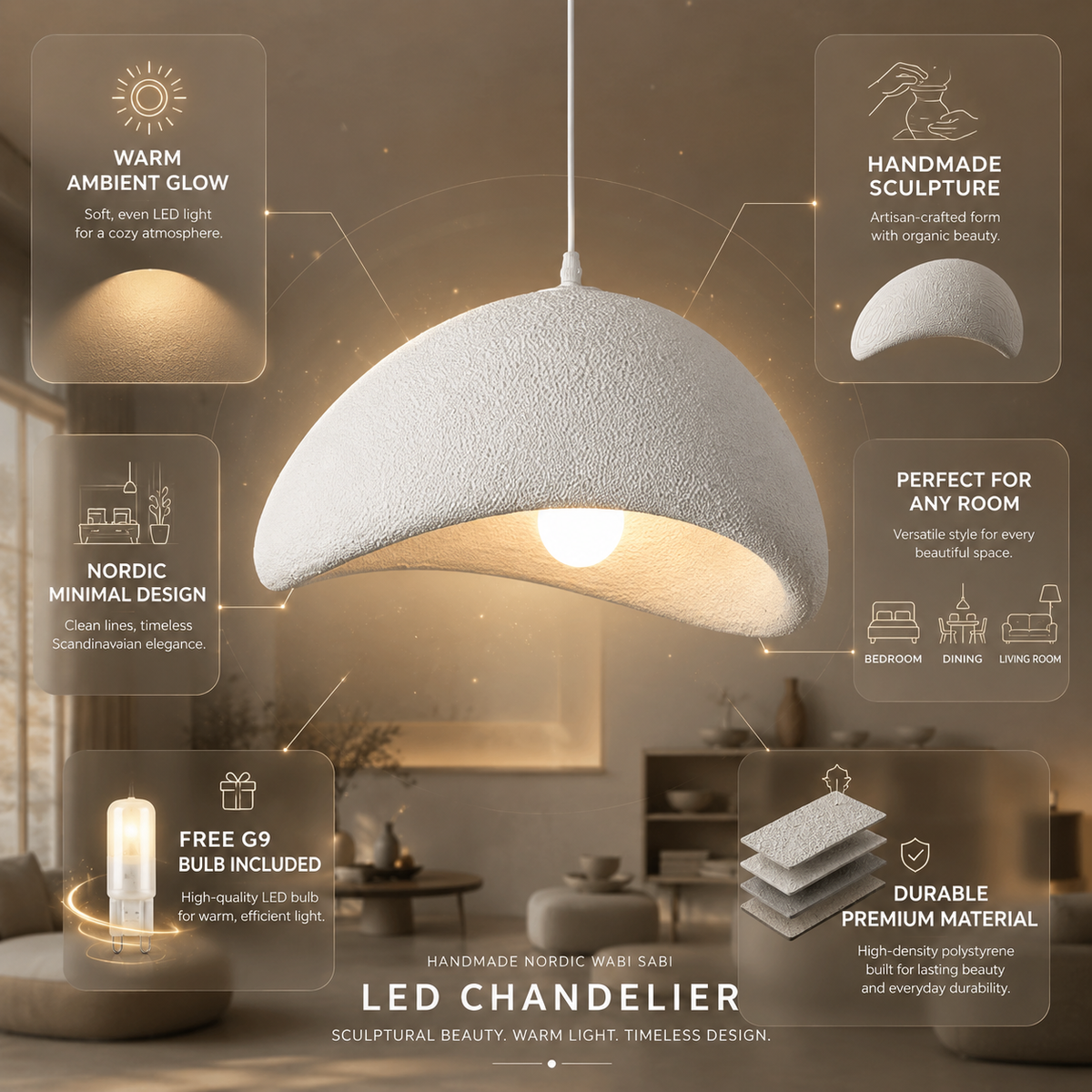 Lustre DEL Zenith Glow