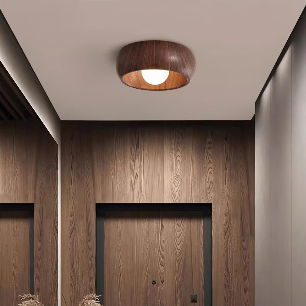 Plafonnier Albanora en bois