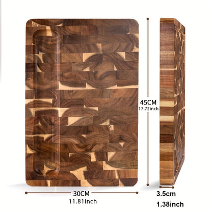 Planche à découper en acacia bout de grain