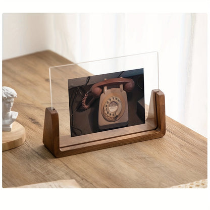 Cadre photo acrylique et bois