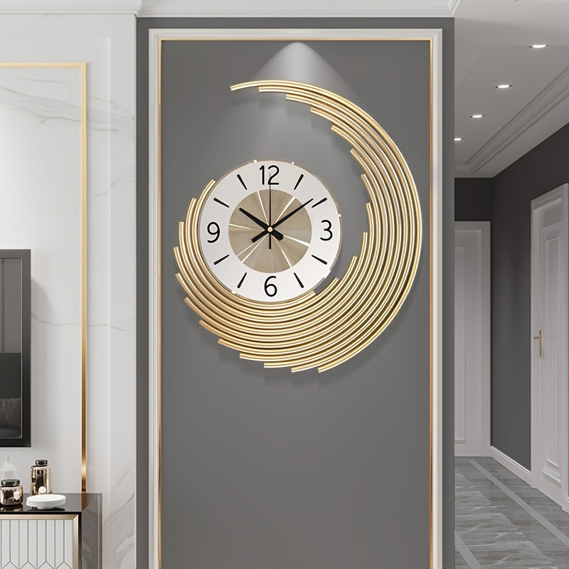 Horloge murale 3D en métal