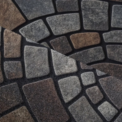 Paillasson demi-lune mosaïque