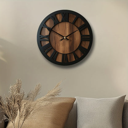 Horloge murale vintage en bois