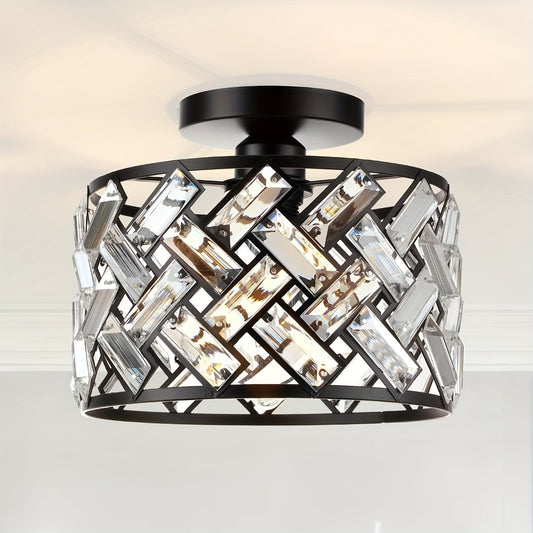Plafonnier moderne en cristal