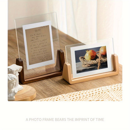 Cadre photo acrylique et bois