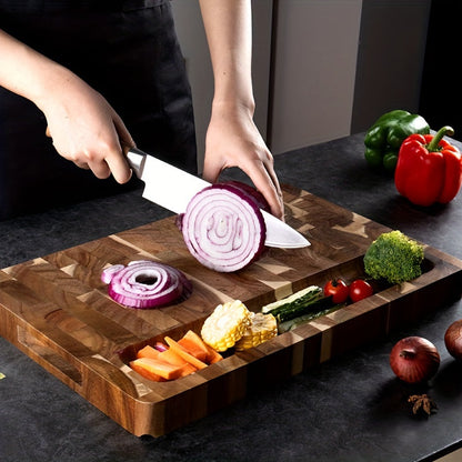 Planche à découper en acacia bout de grain