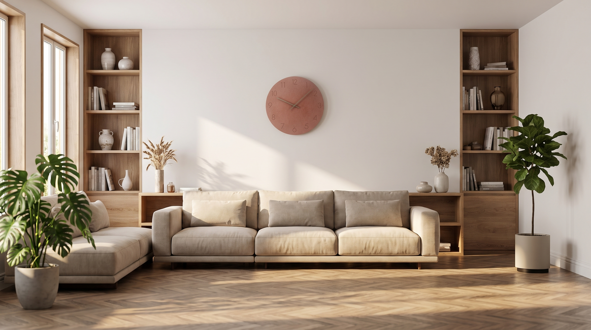 Horloge murale Nork en bois