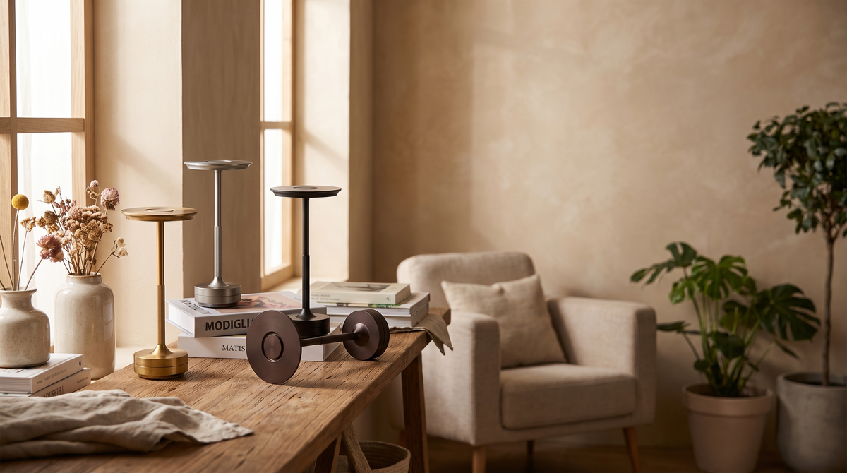 Lampe de table rechargeable