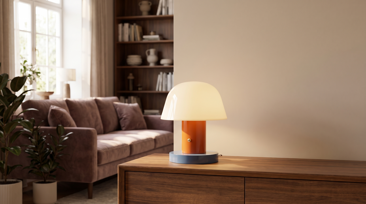 Lampe de table champignon