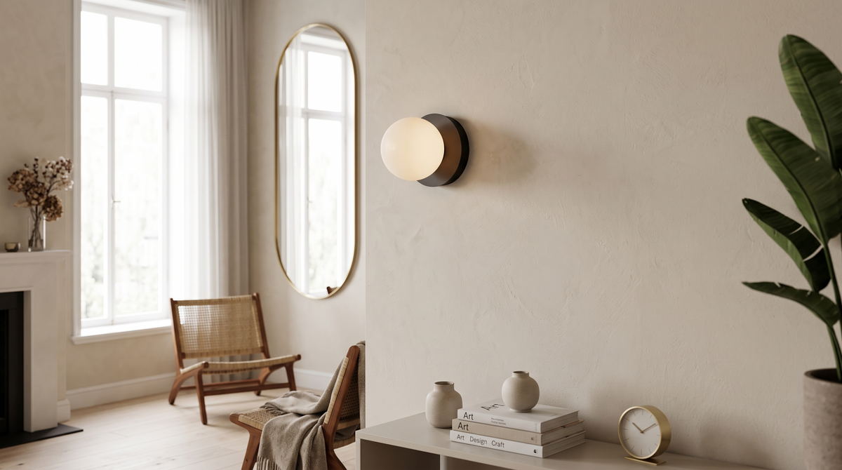 Applique Nordic Globe en verre