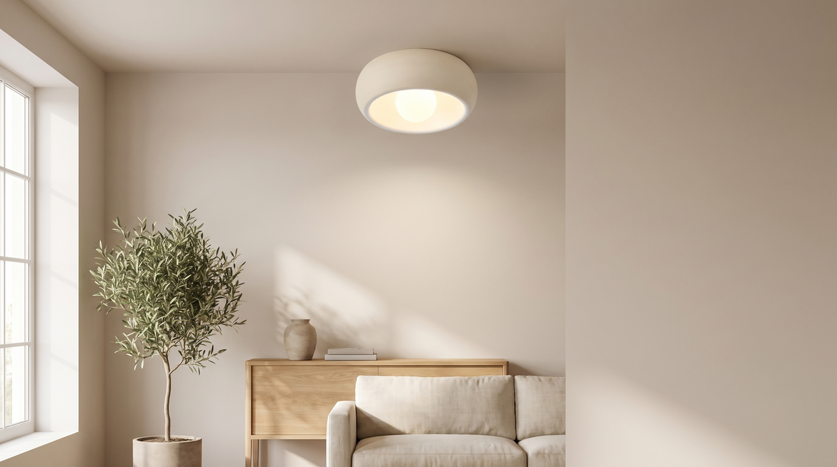 Plafonnier circulaire minimaliste