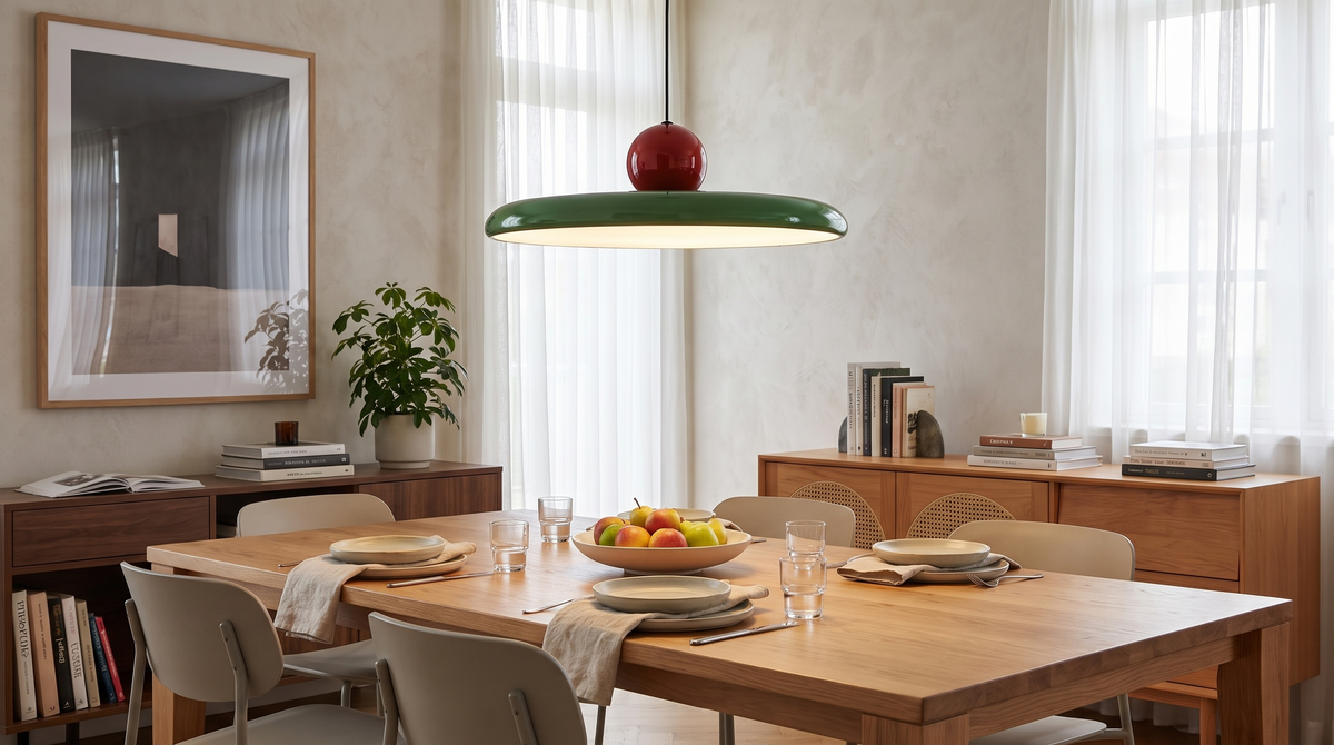 Suspension soucoupe DEL bicolore