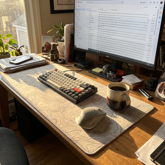 Tapis de bureau grand format imprimé