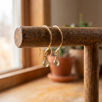 Présentoir à boucles d'oreilles en bois