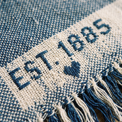 Jeté tissé personnalisé