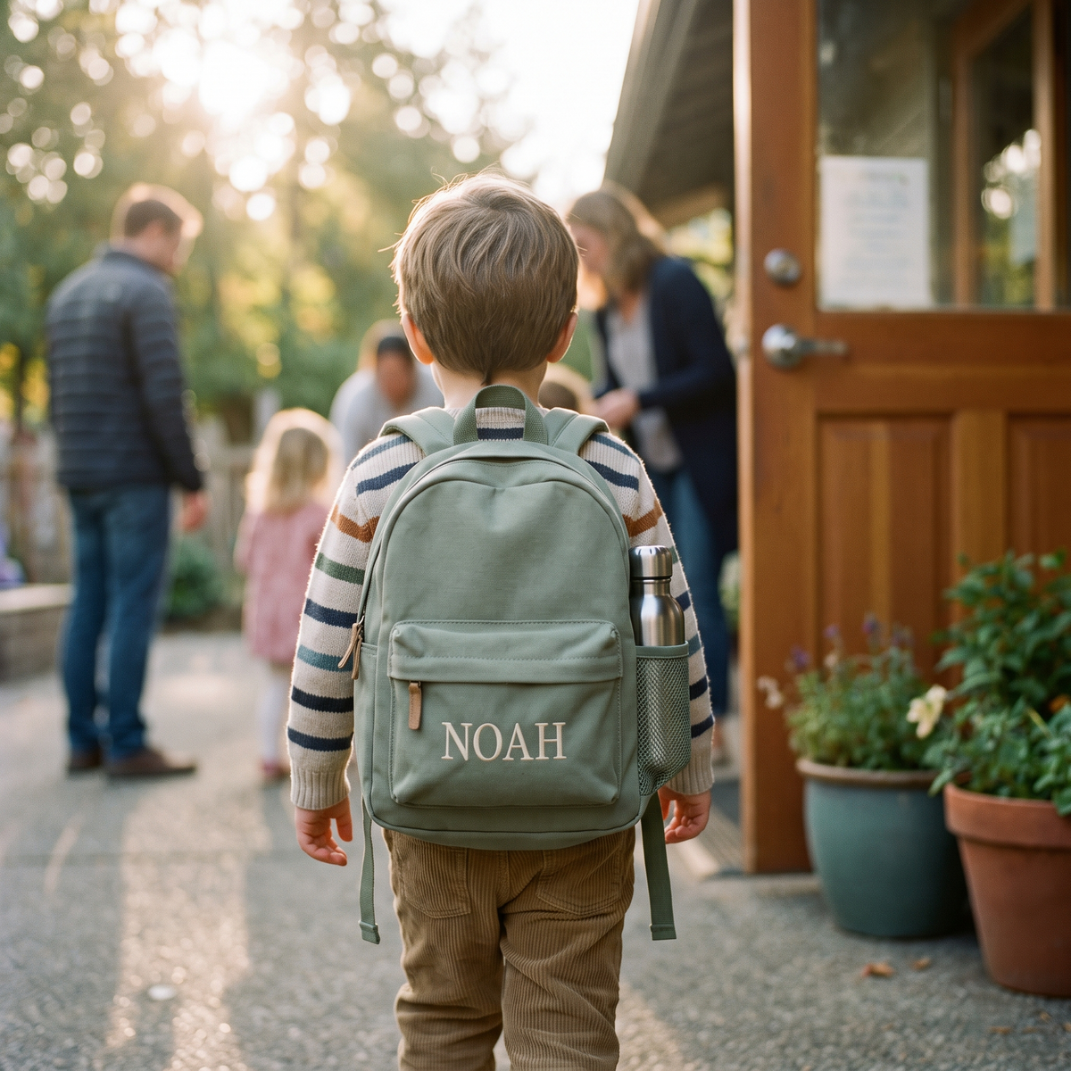 Sac à dos d'enfant, prénom brodé