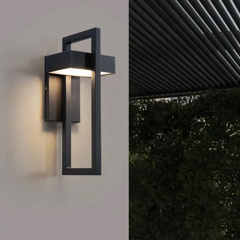 Applique extérieure scandinave en aluminium