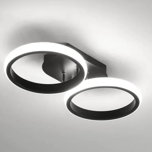 Plafonnier DEL Halo à anneaux