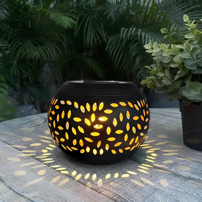 Lanterne solaire ajourée Lumopattern