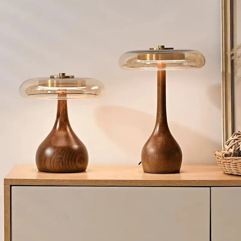 Lampe de table Andi en verre
