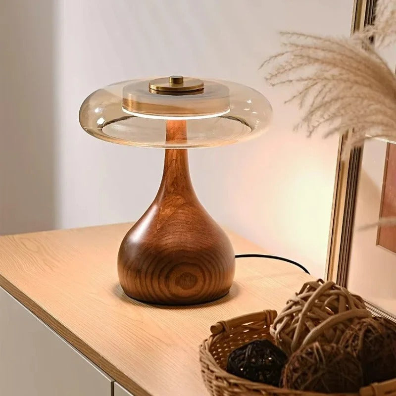 Lampe de table Andi en verre