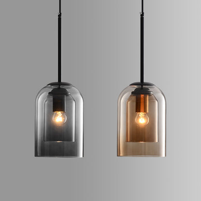 Suspension en verre teinté