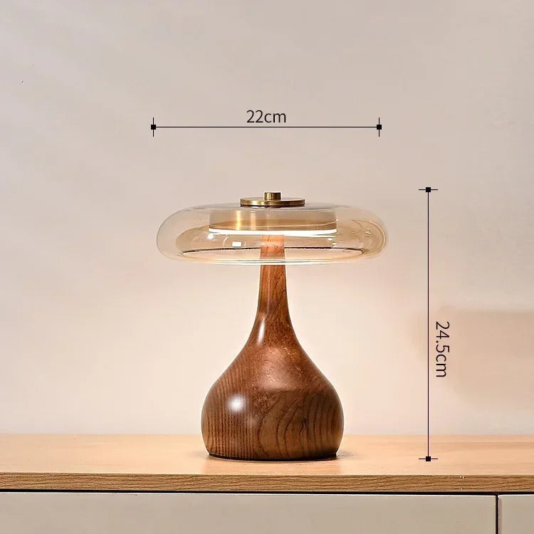 Lampe de table Andi en verre